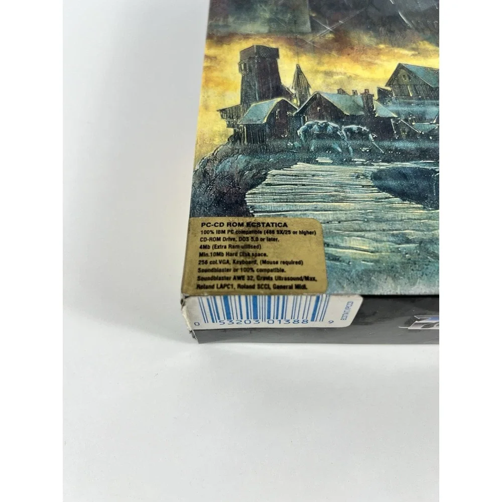 Ecstatica Big Box PC CD-ROM Vintage Horror Adventure Game 1994